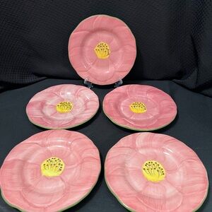 Franciscan Desert Rose Dessert Plates Set of 5